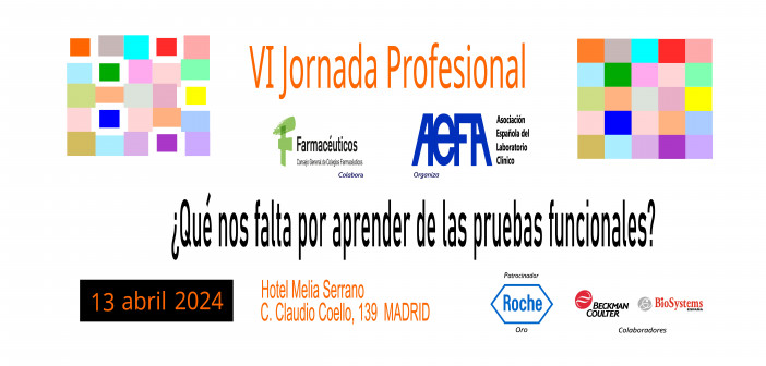 VI Jornada Profesional AEFA-CGCOF
