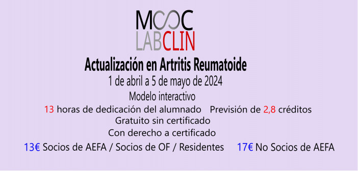 ACTUALIZACIÓN EN ARTRITIS REUMATOIDE