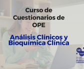 Curso de Cuestionarios OPE, Análisis Clínicos y Bioquímica Clínica